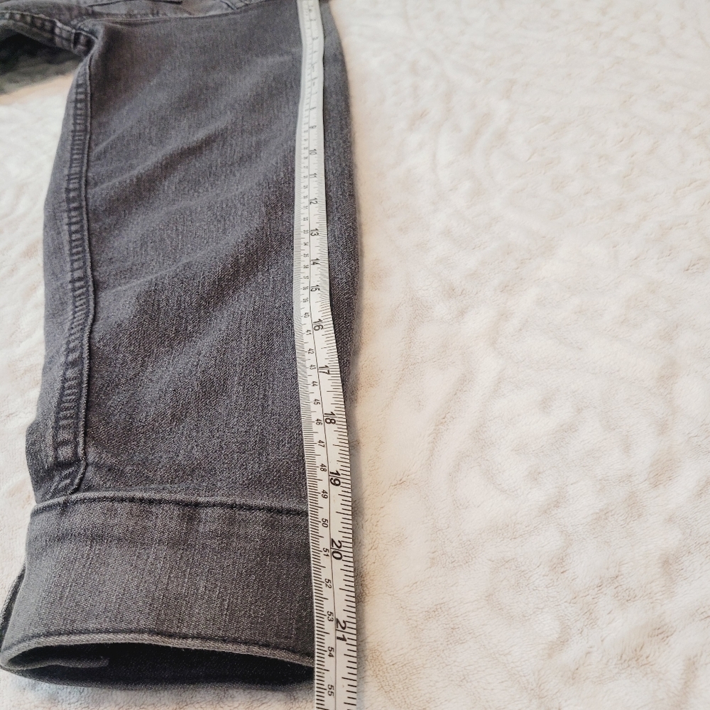 Michael kors women's Cropped Demin Jacket Size XS Steel Grey Washed NWT - Picture 9 of 15